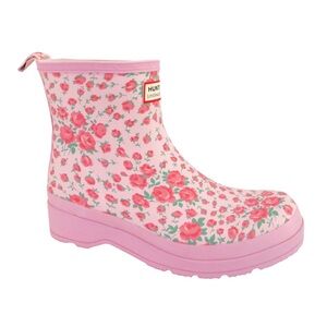 LoveShackFancy Pink Floral Boots